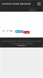 Mobile Screenshot of advertising-broker.com